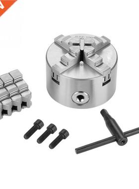 100mm 4 Jaw Self-Centering Lathe Chuck With Extra Jaws Turni