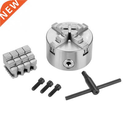 100mm 4 Jaw Self-Centering Lathe Chuck With Extra Jaws Turni