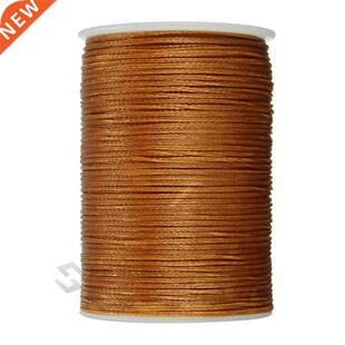 1PC 78 Meter 0.8mm Leather Waxed Thread Cord DIY Hand Polyes