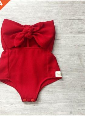 Emmababy Infant Baby Girl Clothes Off Shoulder Ruffles Solid