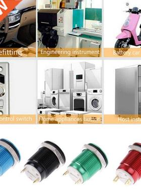 1PCS 2 Pins 12mm Momentary Push Button Switch Colored Switch