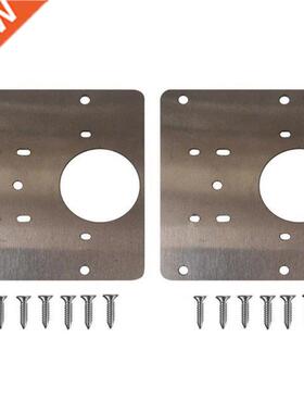 2 Pcs Cabinet Hinge Repair Side Panels Mount Used in Cupboar