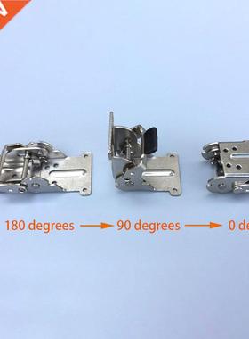 2PCS 0-90-180 Degree Self-Locking Folding Hinge Table Legs