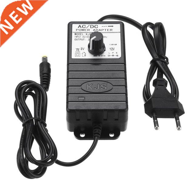 US Plug / EU Plug V-12V A/-24V 2A Power Adapter Adjustabl
