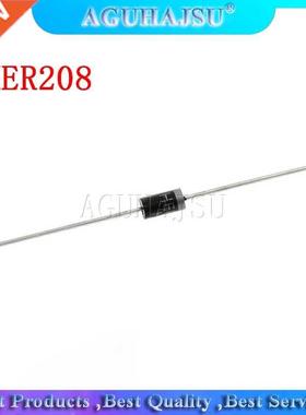 100PCS HER208 TUN-41 Schnelle Schalt Rectifier Diode 2A 100