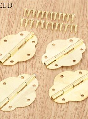 4pcs 46*35mm Vintage Furniture Hinges Cabinet Drawer Door Bu