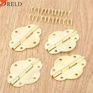 4pcs 46*35mm Vintage Furniture Hinges Cabinet Drawer Door Bu