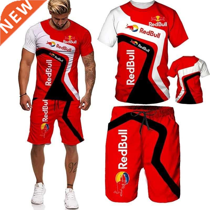 New 3D Printed Oversized T-shirt Shorts Set For en Sports J