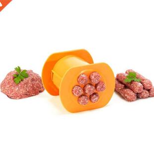 1PC Meat Sausage Hot Dog Maker Plastc Meat Strp Squeezer P