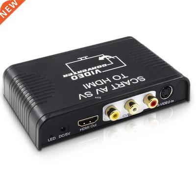 New Scart to HDMI converter Scart in to HDMI out 适用于 STB