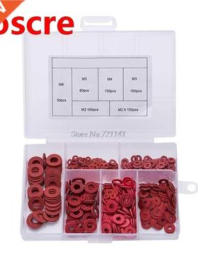 500Pcs/set M2 M2.5 M M4 M5 M6 Steel Flat Pad Insulation Was