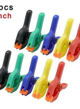 10Pcs 2inch Color Spring Clamp Nylon Plastic Carpentry Fixin