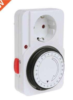24 Hour Mechanical Electrical Plug Program Timer Power Switc