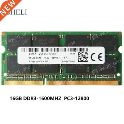 16GB PC3L-12800S DDR3L-1600MHz 1.35V 204PIN NON-ECC SO-DIMM