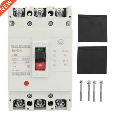 Electrical circuit breaker Plastic 3-pin housing Integrated