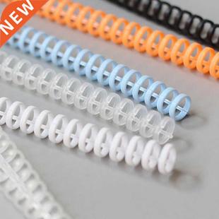 Hole Binding Office Ring Plastic Supplies leaf 5pcs Loose