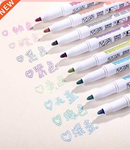 Double Lines Contour Colored Marker Pen Outline Marker Diy