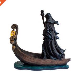 Home Decor Gothic Figurine Delicate Ferryman Resin Living Ro