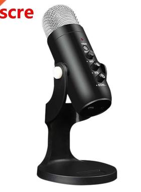 USB Condenser Microphone for PC/Micro/Mac/Android with Noise