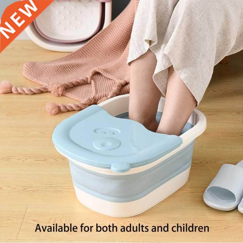 Plastic Foldable Foot Bath Bucket Footbath Massage Wash Basi