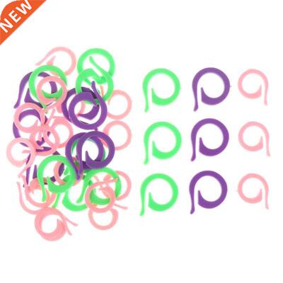 20PCS Plastic Knitting Stitch Marker Sewing Counting Circula