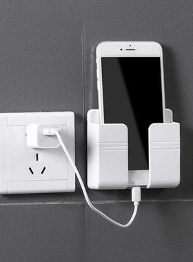 Wall Mounted Organizer Box Mobile Phone Charging Holder Stan
