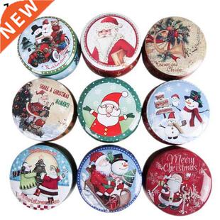 Sealed Jar Candy Round Coin Tin Biscuits Christmas Jewelry