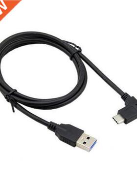 USB 3.0 Type A Male to USB 3.1 Type C Male Right Angle USB D