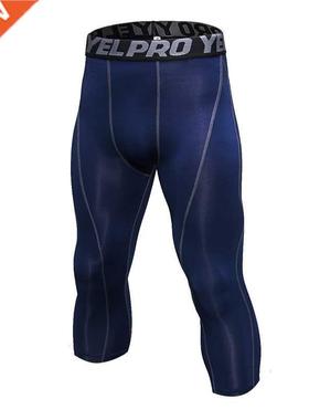 Muscleguys Summer Mens Compression Tights 3/4 Pants Sportswe