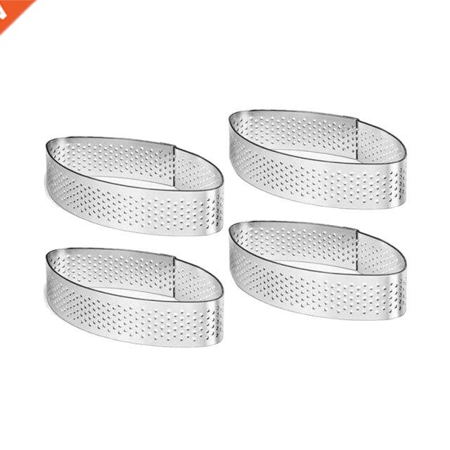 4PCS Cake Mold Tool Pastry Cheese Tart Rng Ktchen Utensls