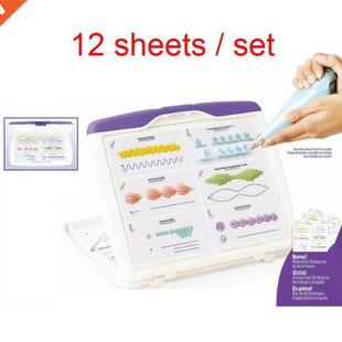 Cake Icing Template Sheets Board set Drawing Piping