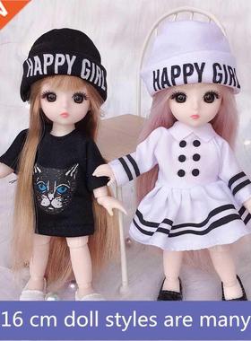 BJD ini 16c Doll 13 ovable Joints 1/12 ulti-color Hair P