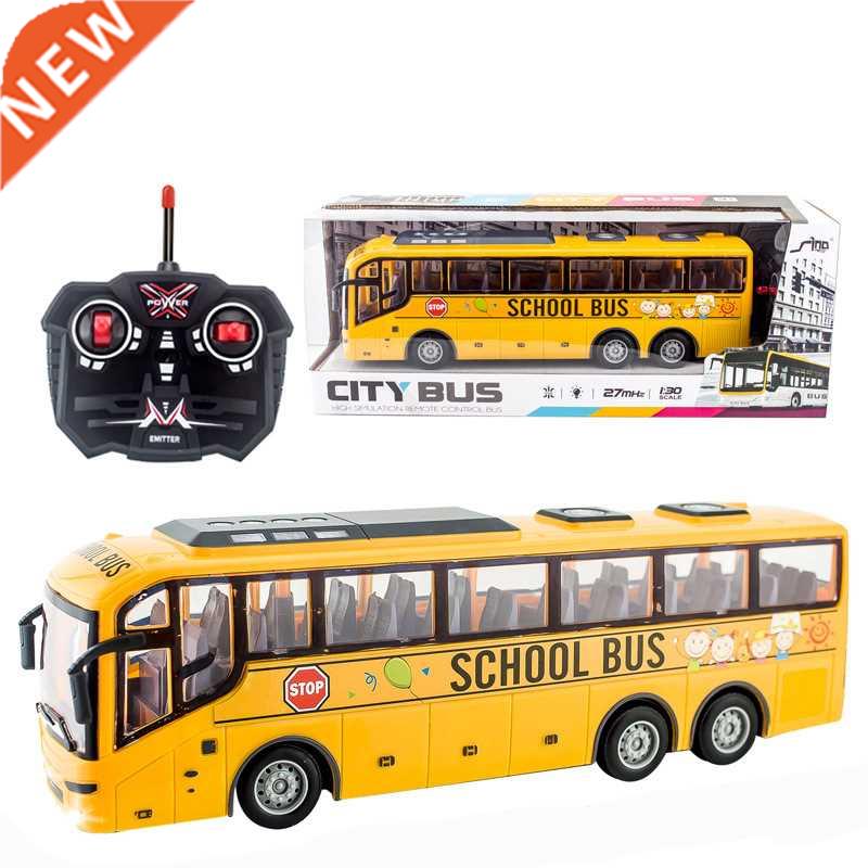 4CH Electric Wireless Remote Control Bus With Light Simulati