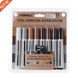 Kit Sticks Furniture Woo Filler Touch 17Pcs Markers