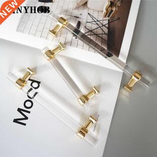 Various Sizes Modern Style Acrylic Drawer Knobs T bar Handl