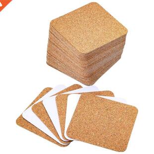 Self-Adhesive Cork Coasters Squares Cork Mats Cork Backing S
