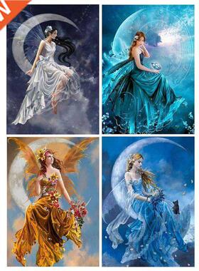 Cross Stitch Kits DIY Fairy Tale Characters Ecological Cotto