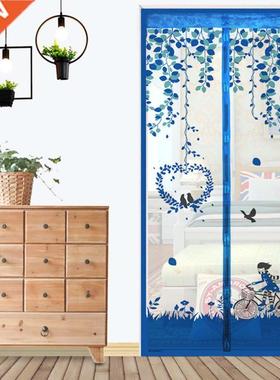 New magnetic hands-free screen door curtains, mosquito nets,