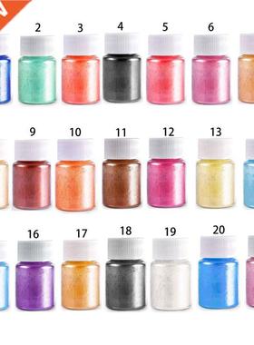 21 Colors Aurora Resin Mica Pearlescent Pigments Colorants E
