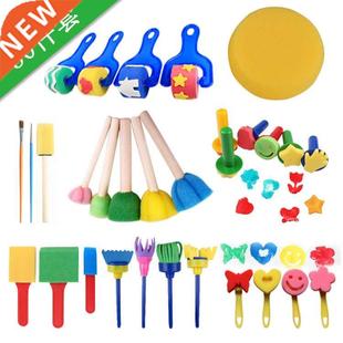Sponge Paint for 0pcs Tools Children Drawing New Brushes