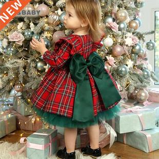 Ma&Baby 6M-6Y Christmas Dress For Girls Toddler Kid