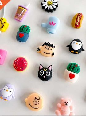 Lovely ctoon body Chger cable Winder Ctoon Data Line C