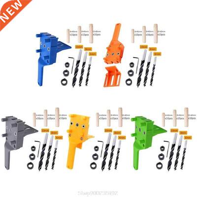 Quick Wood Doweling Jig Plastic Handheld Pocket Hole Jig 6/8