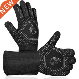 Pair Gloves Silicone inch Coating Glove Resistant Heat