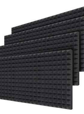 24 Pcs Acoustic Foam Panels,Sound Absorbing Dampening Wall F