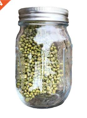 Sprouting Jar with Stainless Steel Screen Lid Wide Mouth Qua
