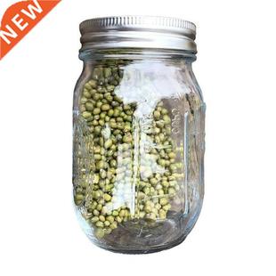 Stainless Steel Mouth Jar Qua Wide with Lid Sprouting Screen