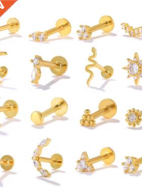 CANNER 925 Sterling Silver Tragus Piercing Stud Earrings for