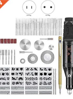 78 PCs Electric Engraving Tool Kit, Engraver with Scriber Et