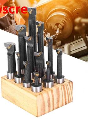 12PCS High-Speed Steel F1 Type Boring Cutter 5/8-Inch CNC Mi
